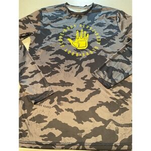 Body Glove Long Sleeve Camo UPF 50+ Sun Protection Shirt Men's Size S